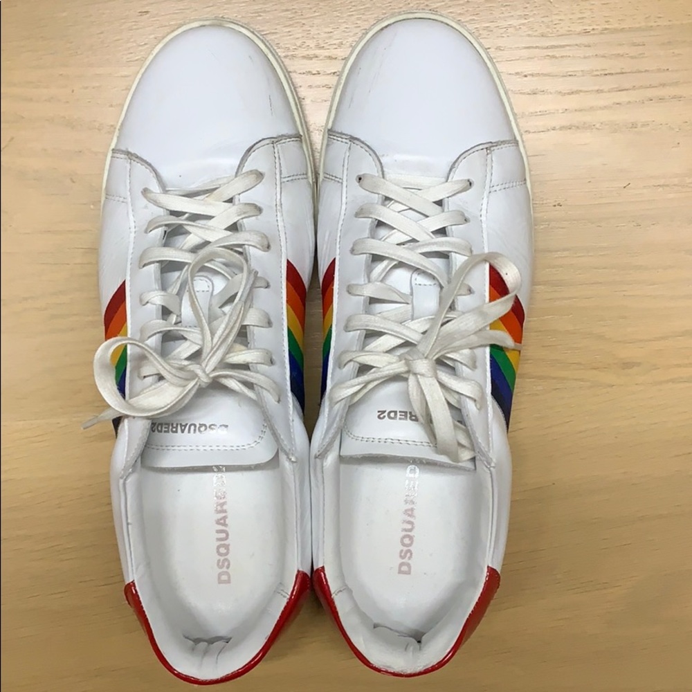 DSquared Rainbow Sneakers